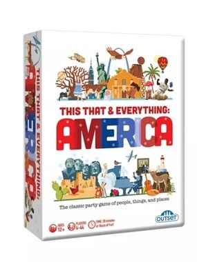 This That & Everything: America Party Game Trivia About America New In Package